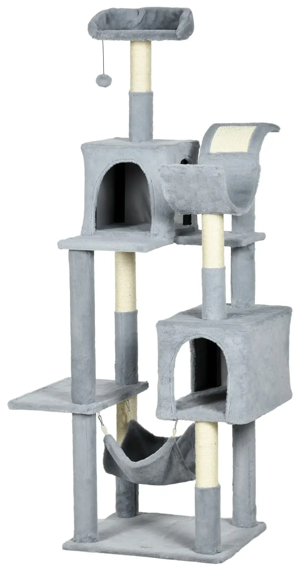 Игровой комплекс для кошек PawHut D30-741V00GY (Grey) - 2