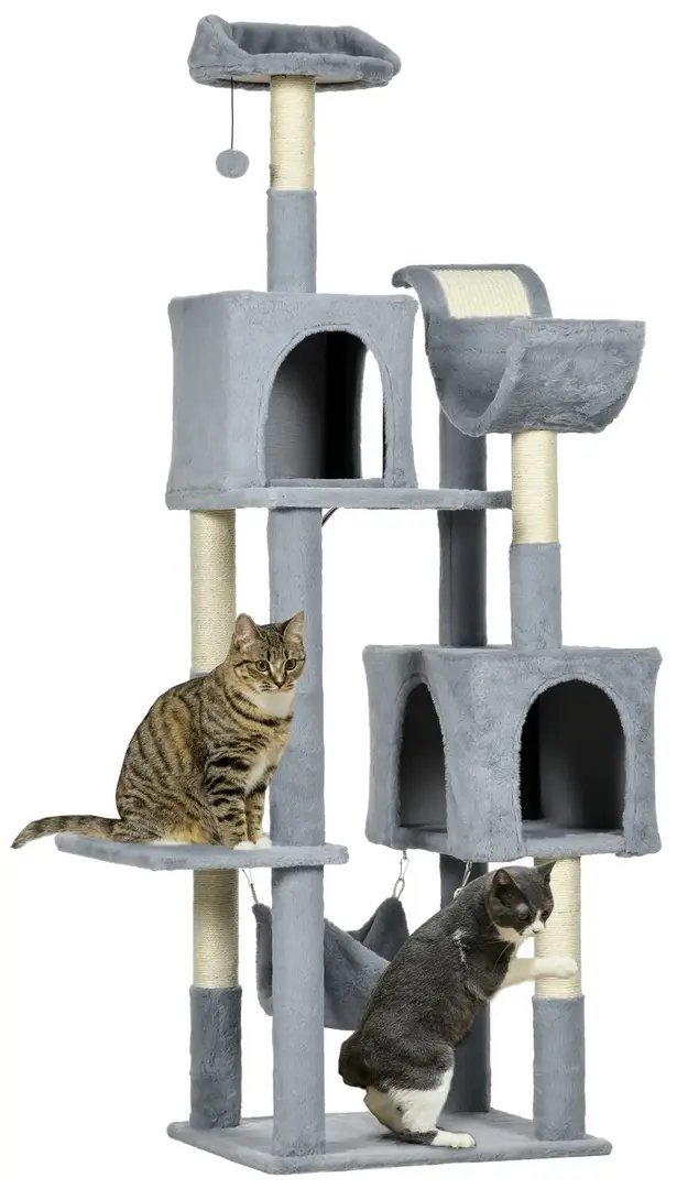 Игровой комплекс для кошек PawHut D30-741V00GY (Grey)