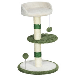 Ansamblu de joaca pentru pisici PawHut D30-748V00GN (Green/White) Thumb