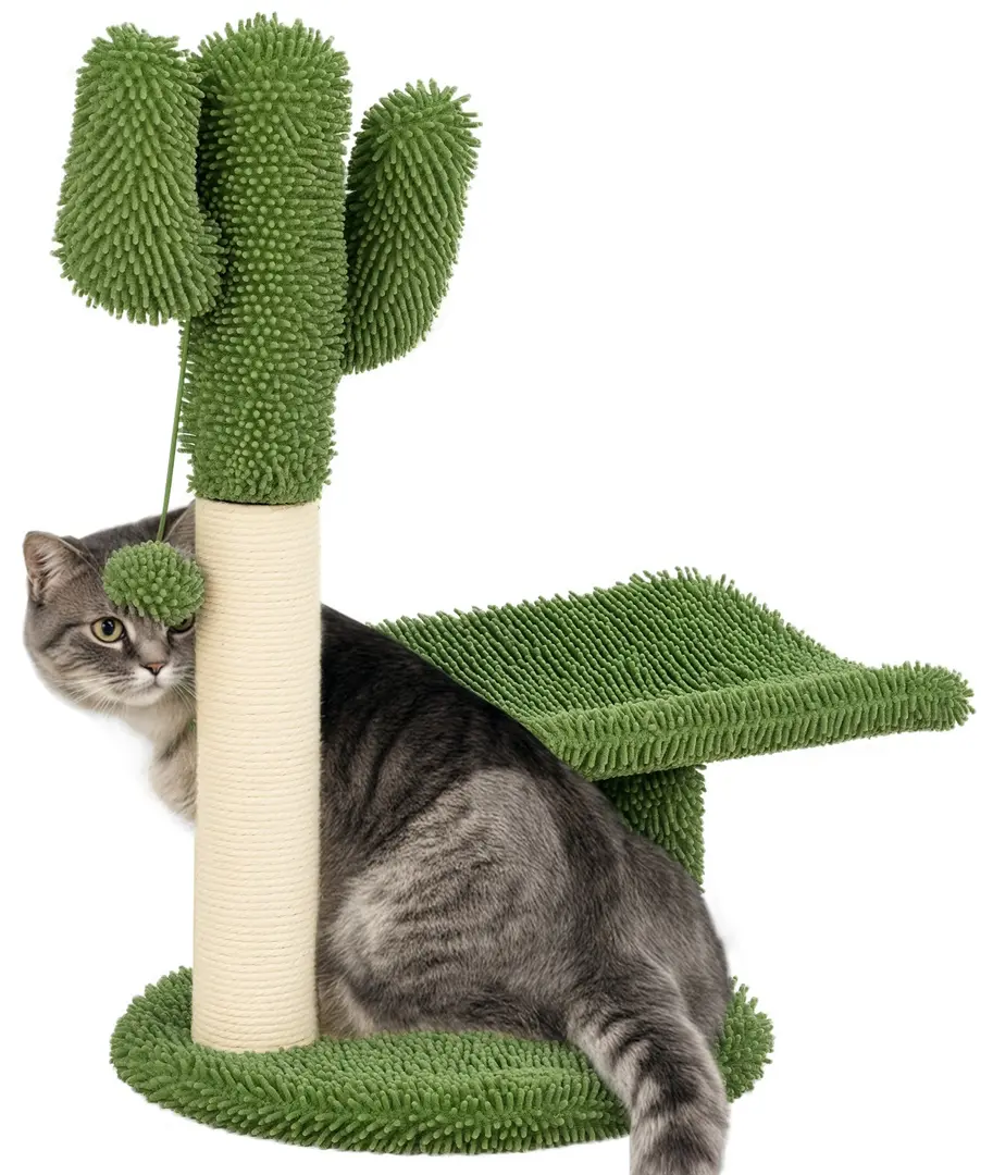 Ansamblu de joaca pentru pisici PawHut D30-761V00GN (Green)