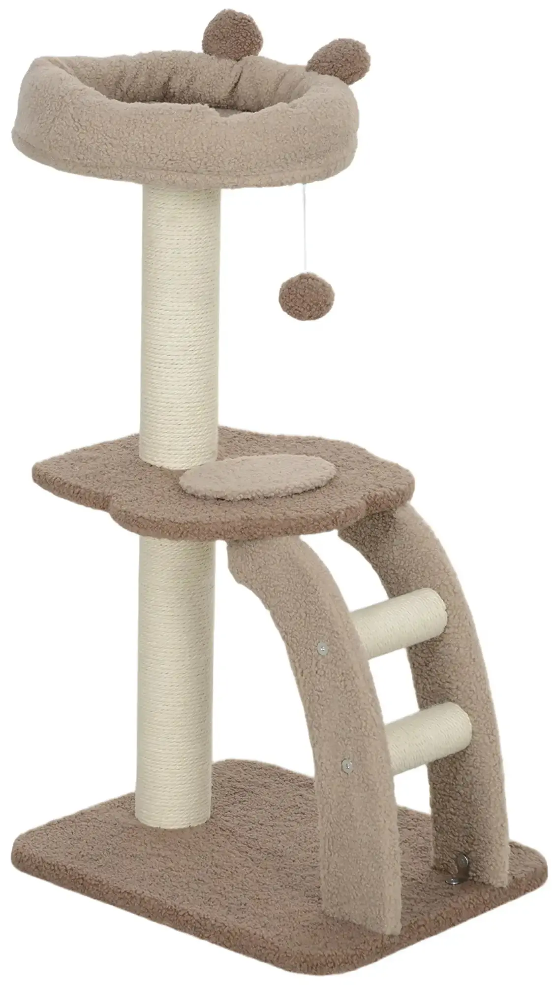 Игровой комплекс для кошек PawHut D30-821V00CF (Brown) - 3