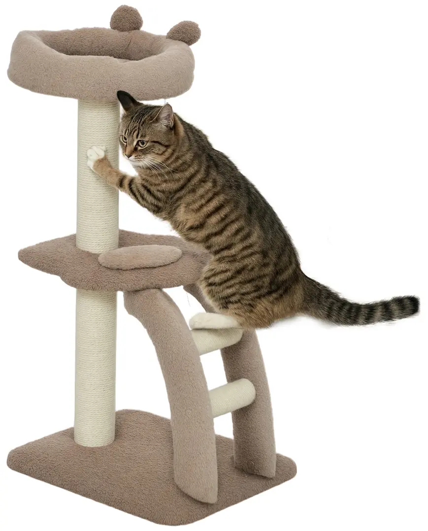 Игровой комплекс для кошек PawHut D30-821V00CF (Brown)