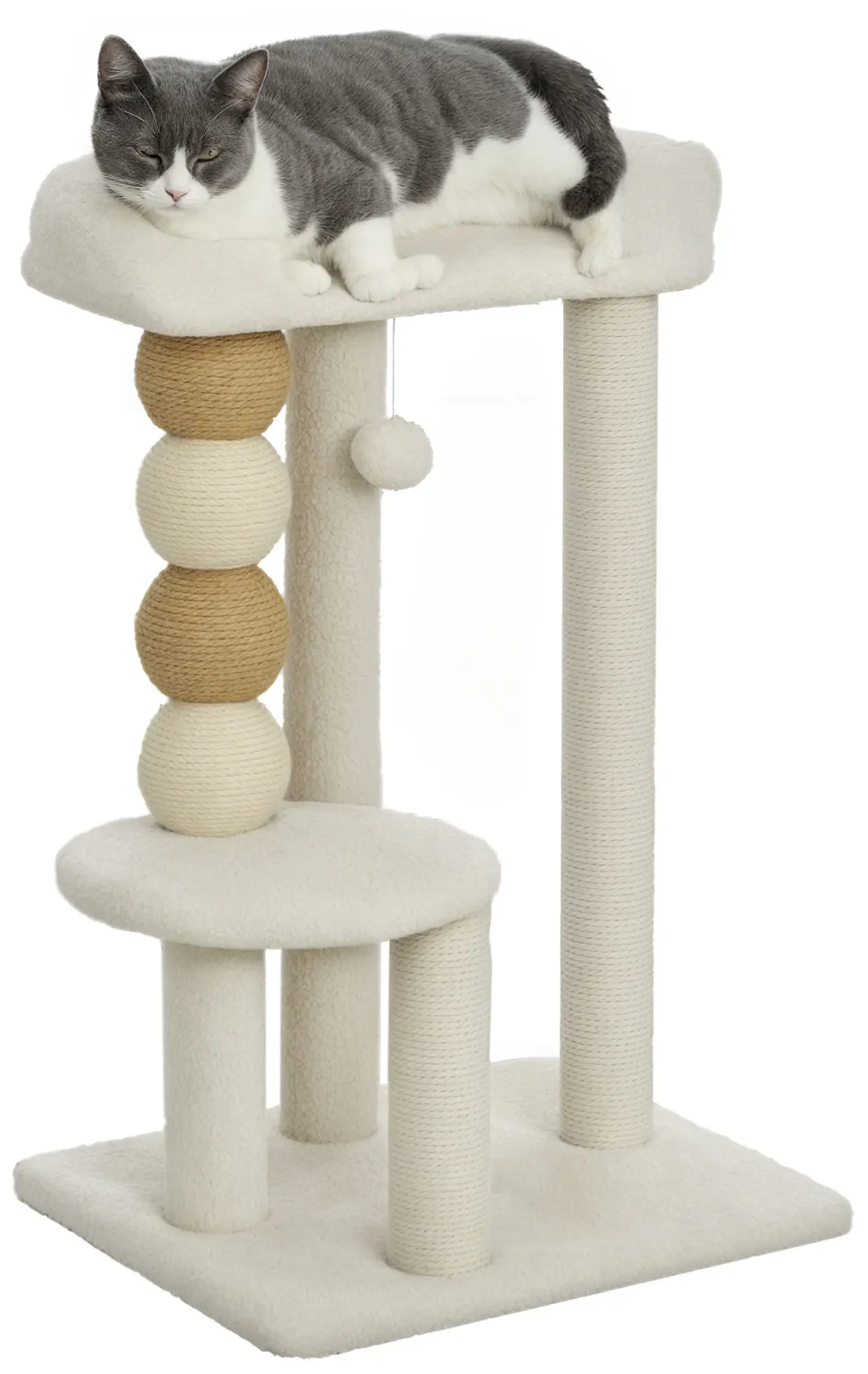 Игровой комплекс для кошек PawHut D30-824V00BG (Beige)