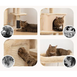 Игровой комплекс для кошек PawHut D30-842V00BG (Beige/Cream) Thumb