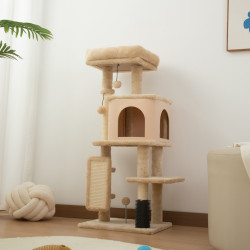 Игровой комплекс для кошек PawHut D30-842V00BG (Beige/Cream) Thumb