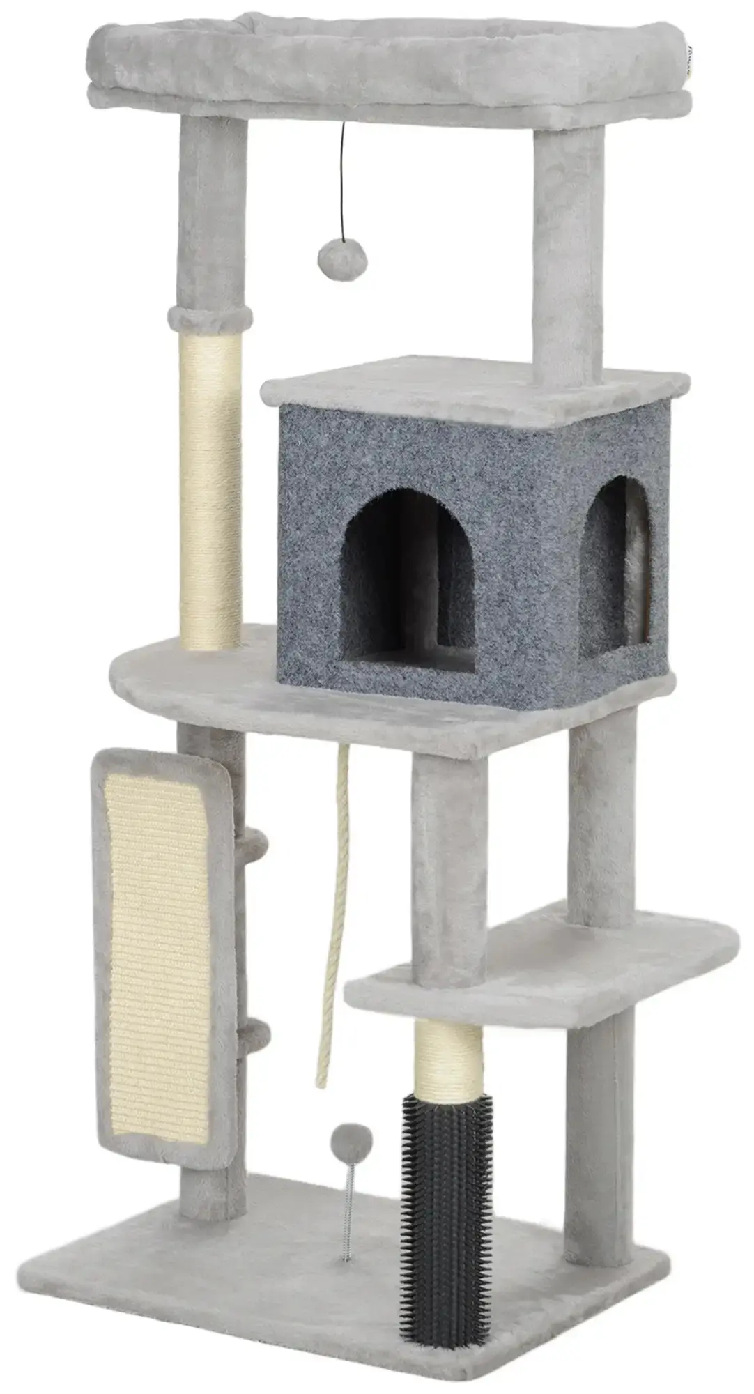 Ansamblu de joaca pentru pisici PawHut D30-842V01LG (Light Grey) - 2