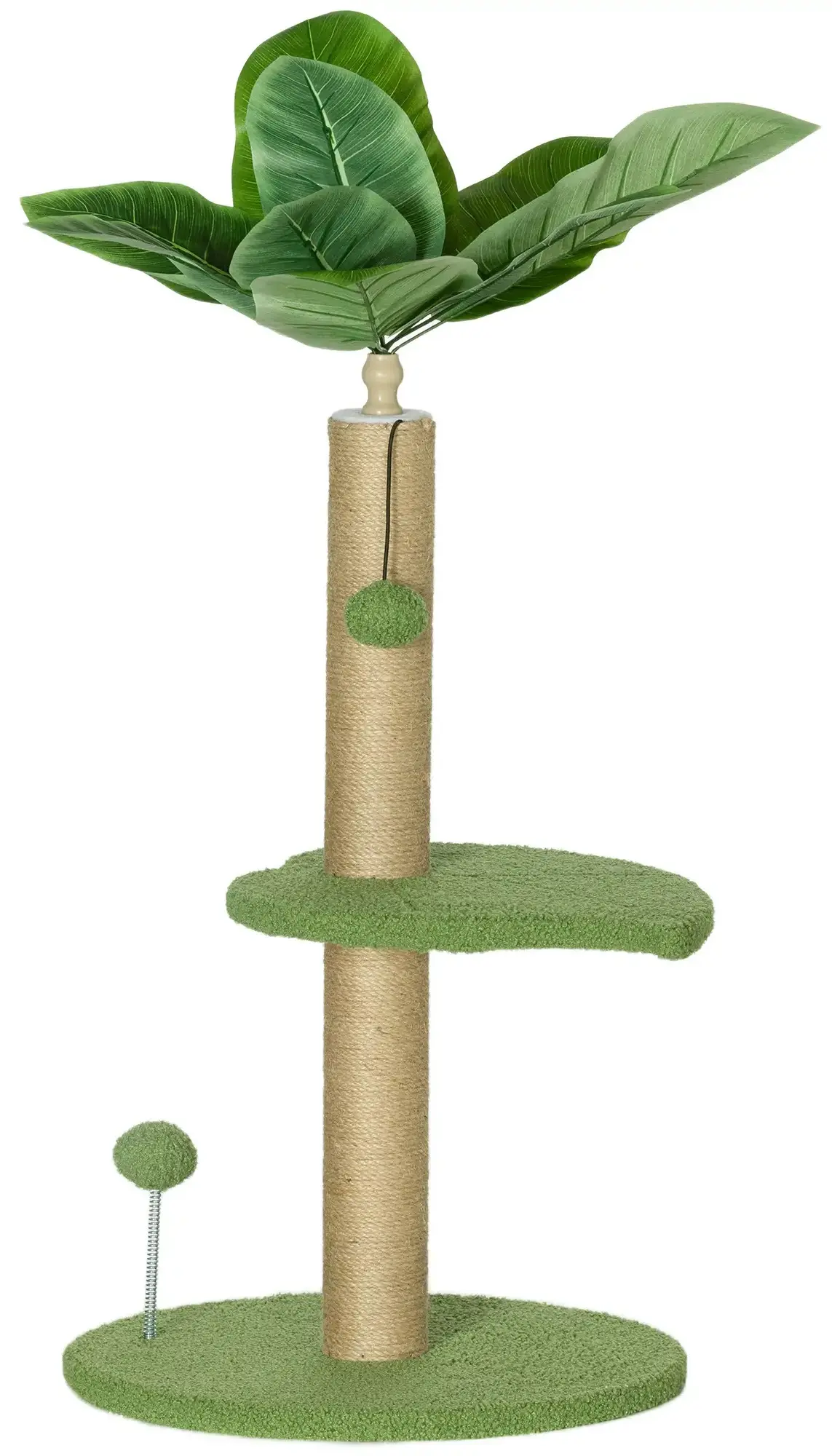 Ansamblu de joaca pentru pisici PawHut D30-848V00GN (Green) - 3