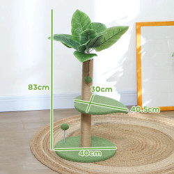 Ansamblu de joaca pentru pisici PawHut D30-848V00GN (Green) Thumb