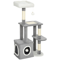 Игровой комплекс для кошек PawHut D30-901V00GY (Grey) Thumb