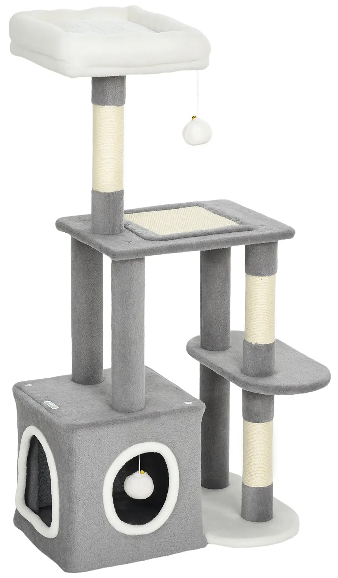 Игровой комплекс для кошек PawHut D30-901V00GY (Grey) - 2