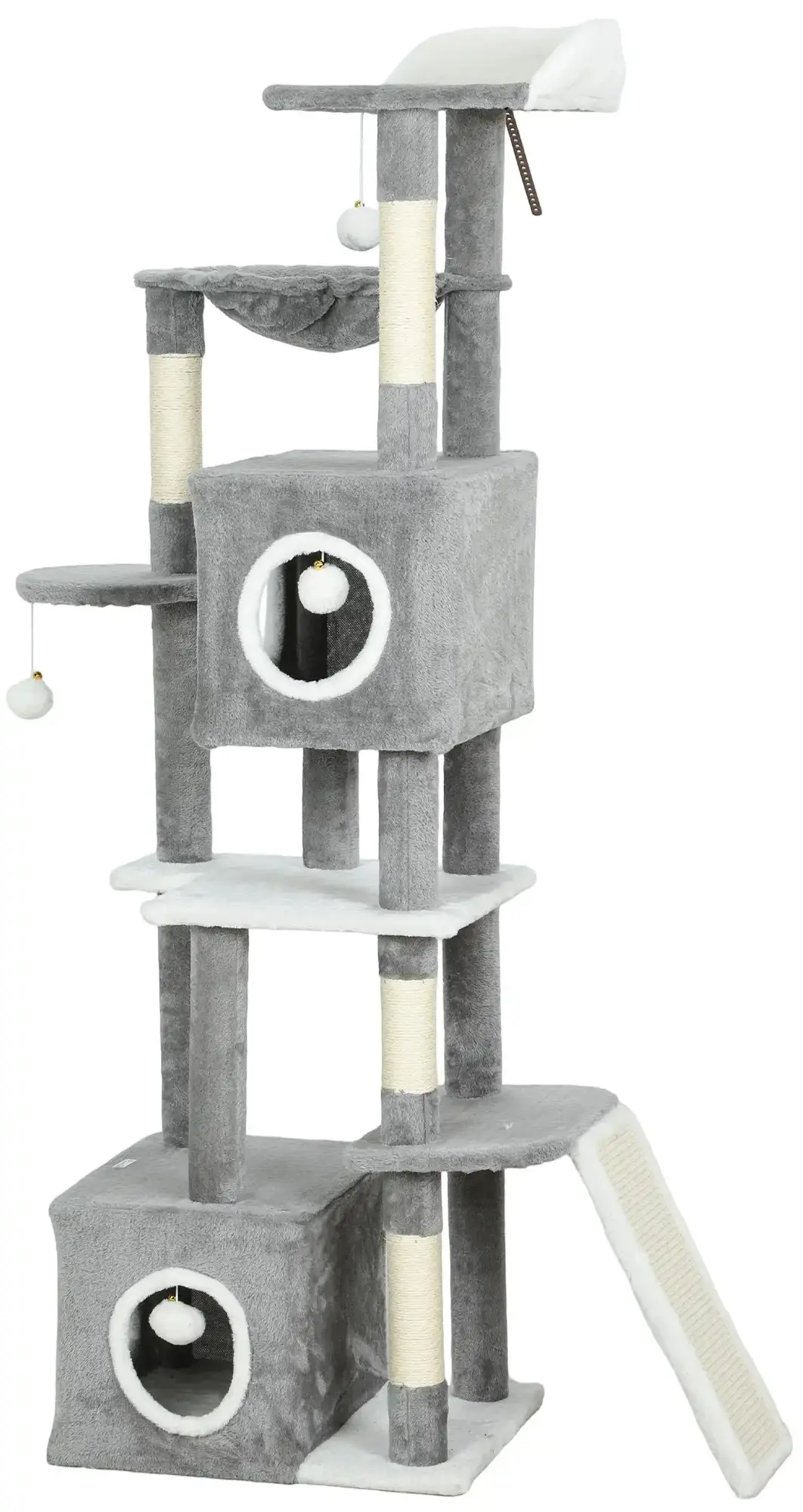 Ansamblu de joaca pentru pisici PawHut D30-906V00GY (Grey) - 3