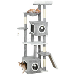 Ansamblu de joaca pentru pisici PawHut D30-906V00GY (Grey)