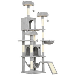 Ansamblu de joaca pentru pisici PawHut D30-907V00LG (Light Grey) Thumb