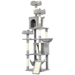 Ansamblu de joaca pentru pisici PawHut D30-907V00LG (Light Grey) Thumb