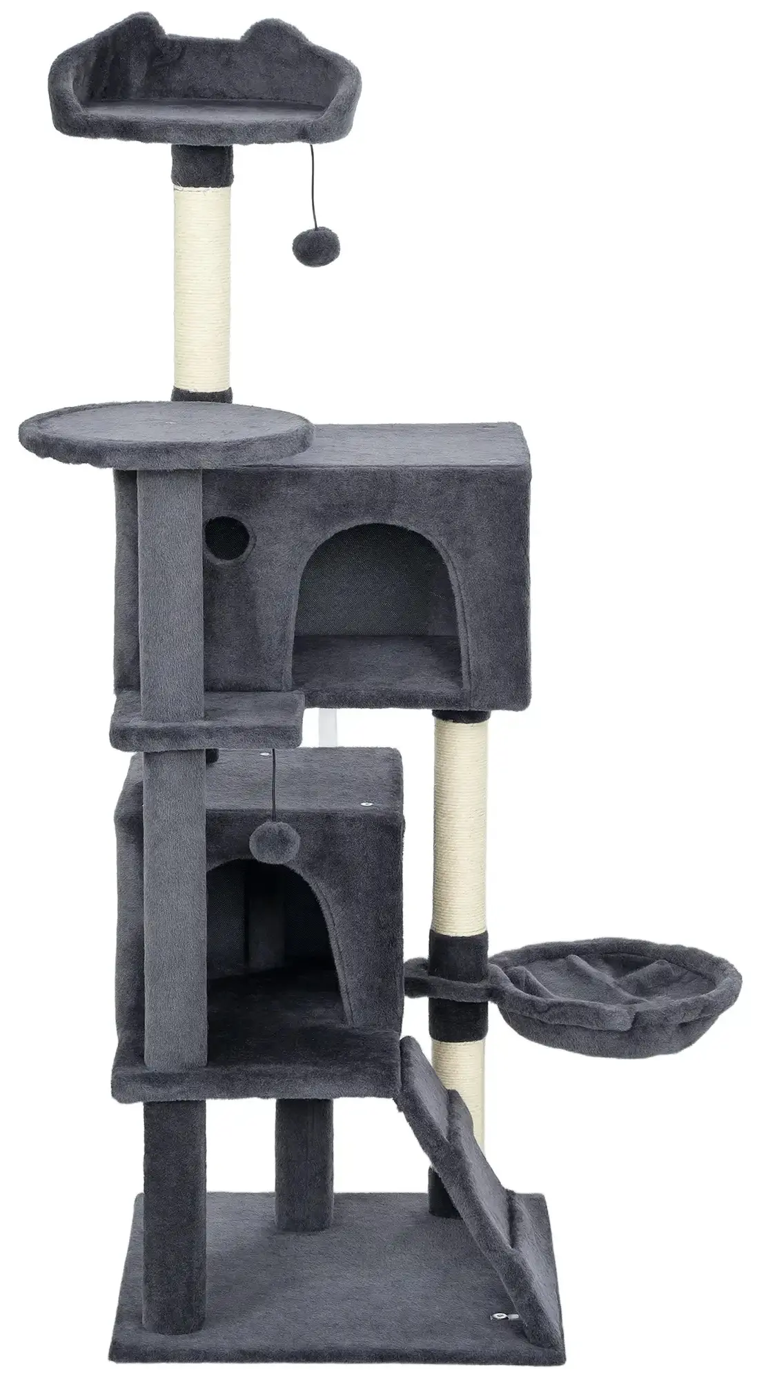 Ansamblu de joaca pentru pisici PawHut D30-920V00CG (Dark Grey) - 2