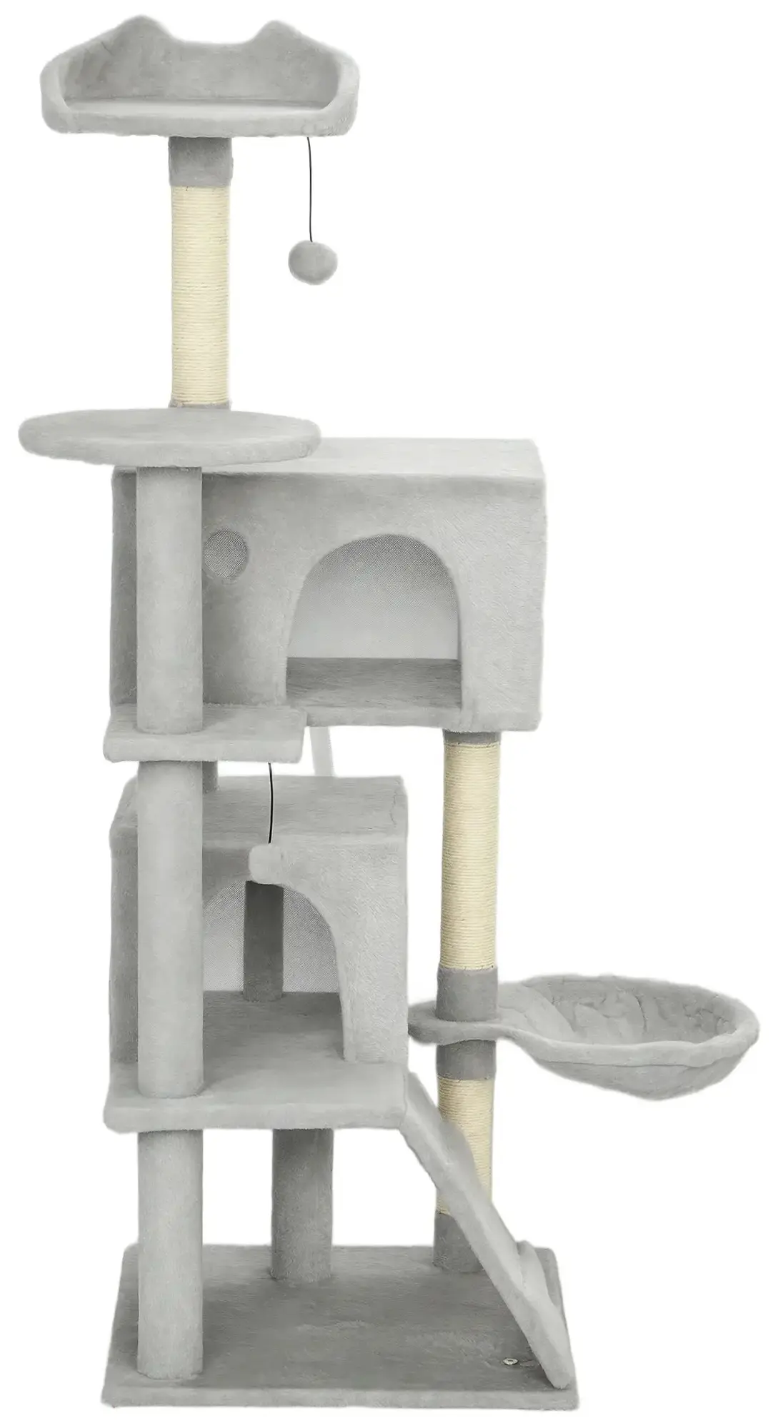 Ansamblu de joaca pentru pisici PawHut D30-920V00LG (Light Grey) - 3