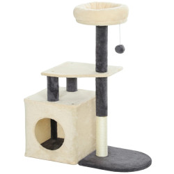 Игровой комплекс для кошек PawHut D30-923V00CW (Cream White/Dark Grey) Thumb