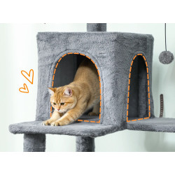 Игровой комплекс для кошек PawHut D30-932V00CG (Dark Grey) Thumb