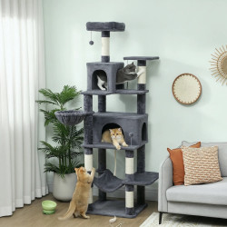 Игровой комплекс для кошек PawHut D30-932V00CG (Dark Grey) Thumb