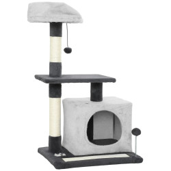 Игровой комплекс для кошек PawHut D30-935V00LG (Light Grey|Black) Thumb