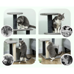 Игровой комплекс для кошек PawHut D30-940V00GY (Grey) Thumb