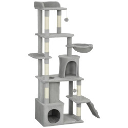 Ansamblu de joaca pentru pisici PawHut D30-951V00LG (Light Grey) Thumb