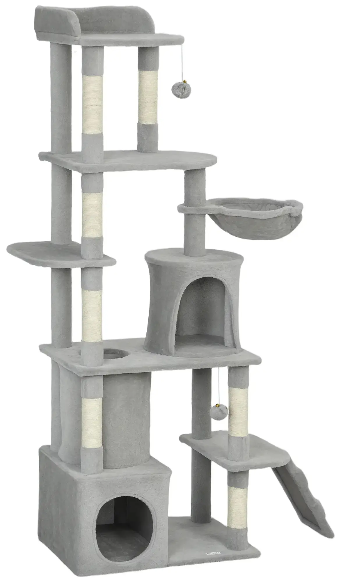 Ansamblu de joaca pentru pisici PawHut D30-951V00LG (Light Grey) - 2