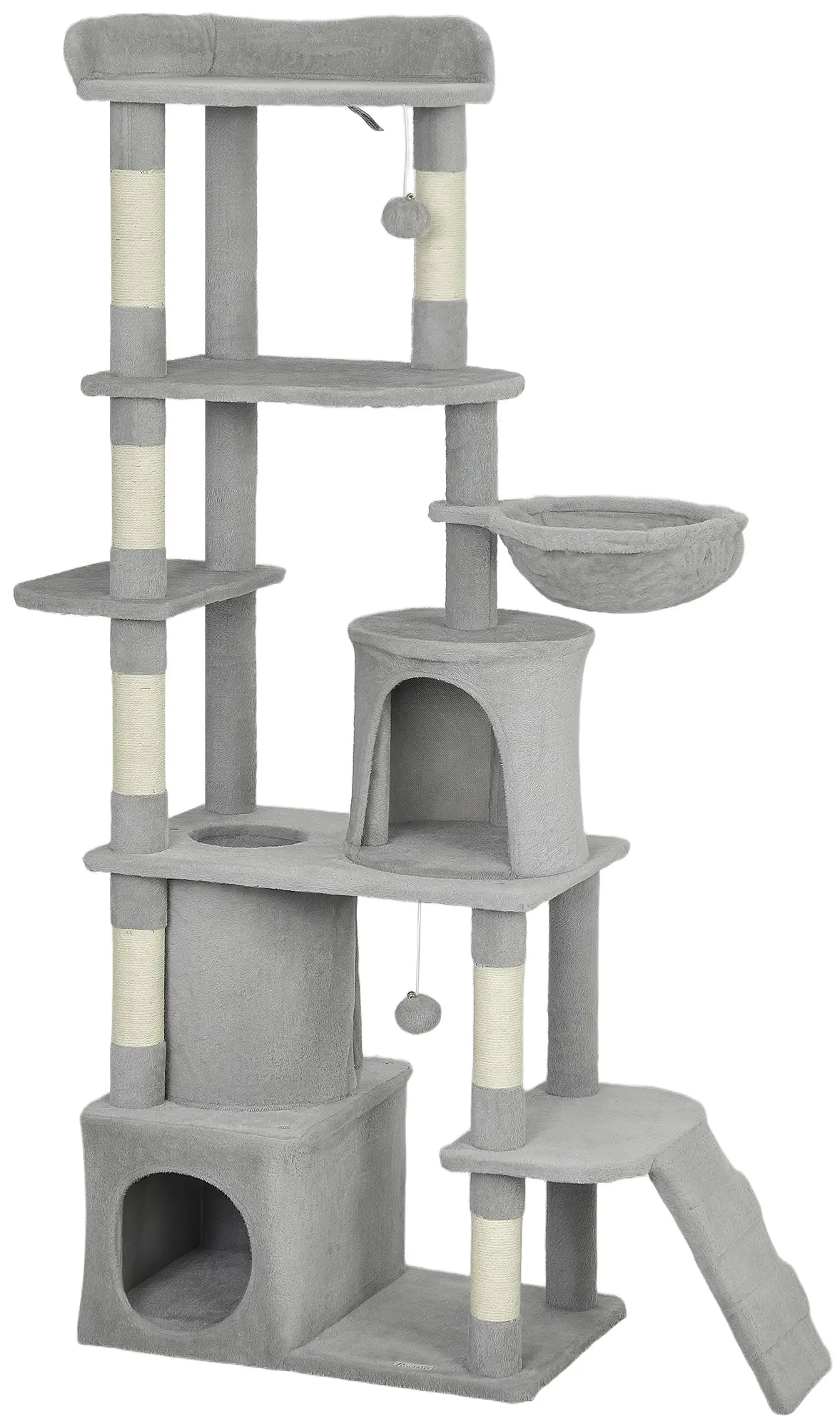 Ansamblu de joaca pentru pisici PawHut D30-951V00LG (Light Grey) - 3