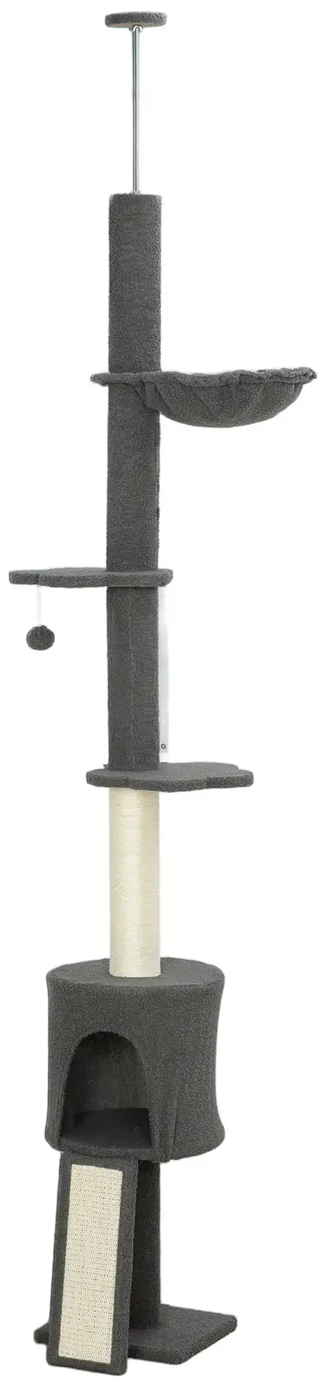 Игровой комплекс для кошек PawHut D30-956V00CG (Dark Grey) - 2