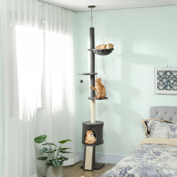Игровой комплекс для кошек PawHut D30-956V00CG (Dark Grey) Thumb