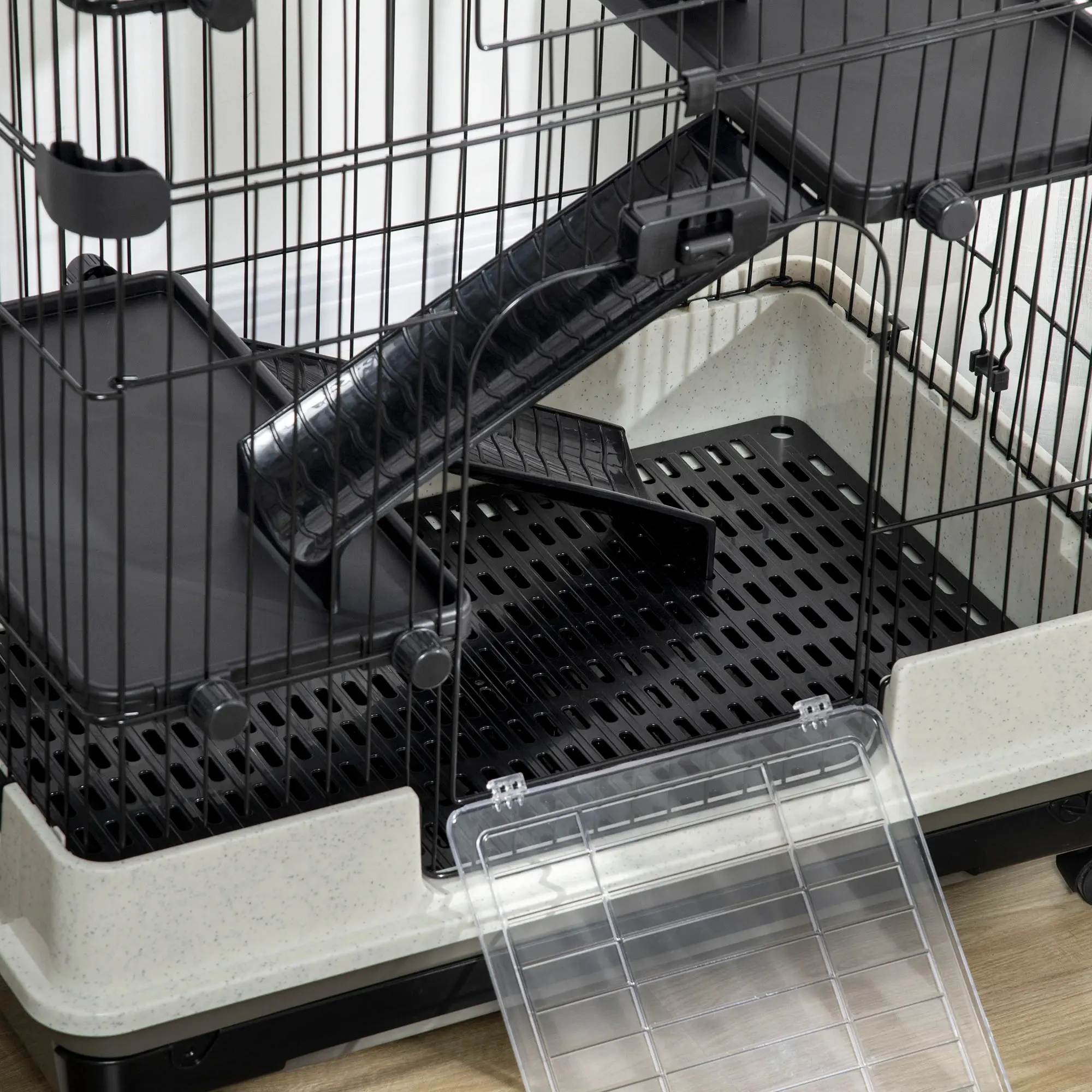 Клетка для грызунов PawHut D51-095 (Black) - 3