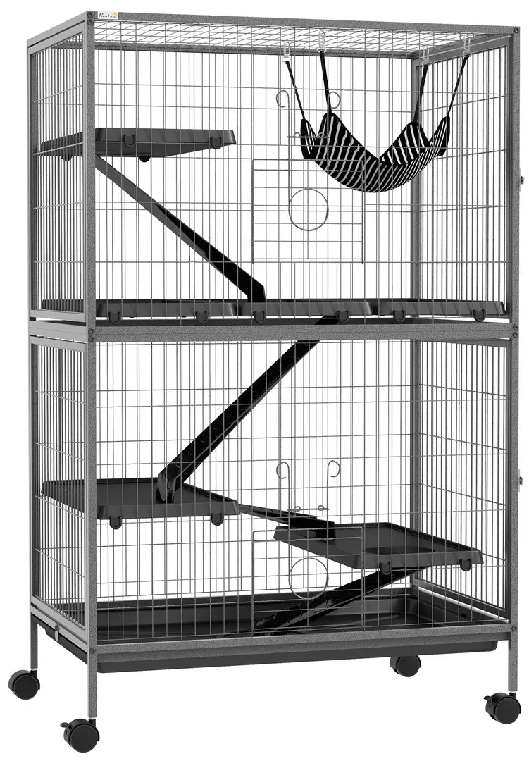Клетка для грызунов PawHut D51-113V00GY (Grey)