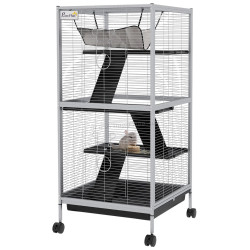 Cusca pentru rozatoare PawHut D51-153V00LG (Grey/Black)