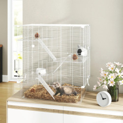 Клетка для грызунов PawHut D51-490V00WT (White) Thumb