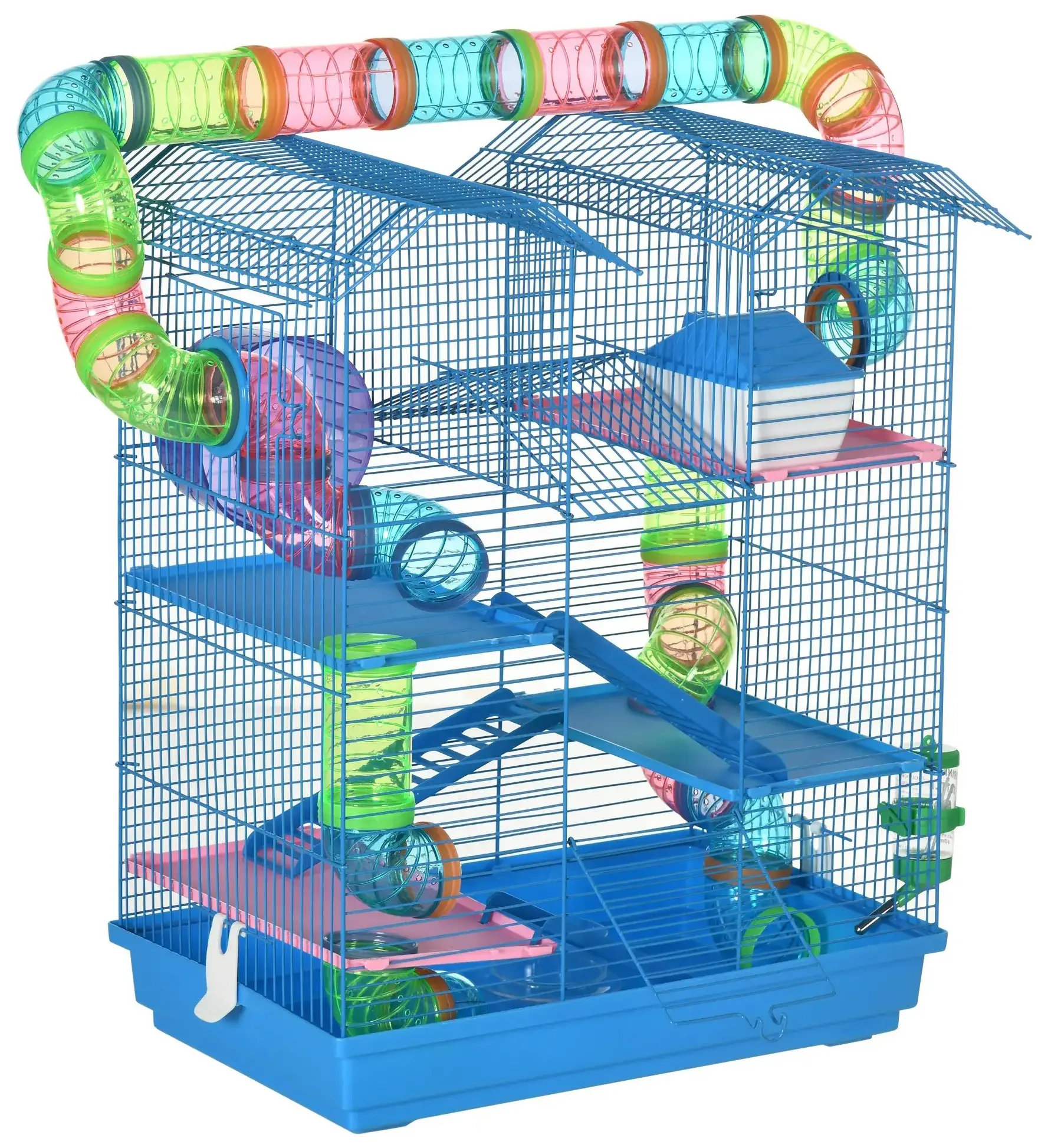 Cusca pentru hamsteri PawHut D51-162 (Blue) - 2