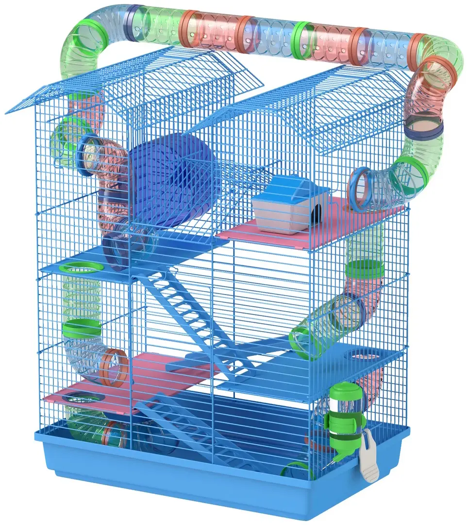 Cusca pentru hamsteri PawHut D51-162 (Blue)