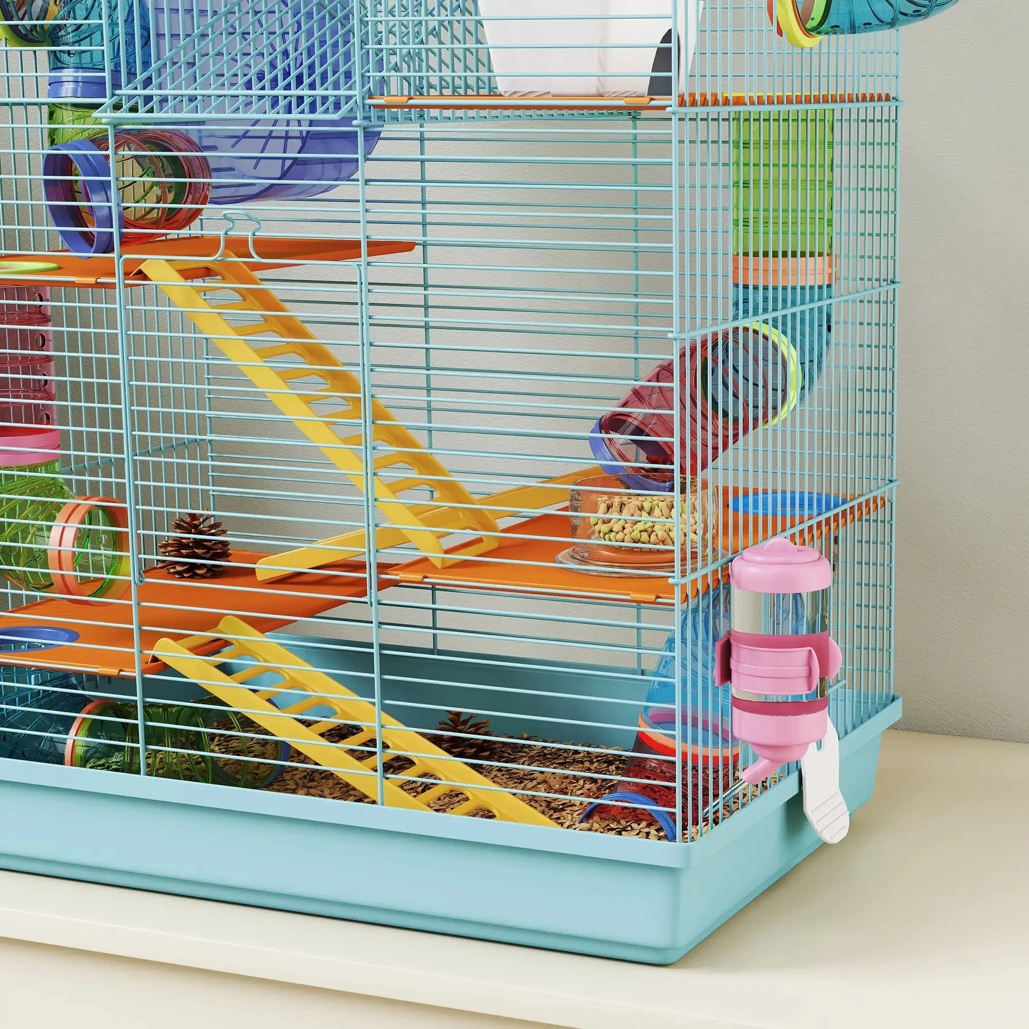 Cusca pentru hamsteri PawHut D51-162V00LB (Blue) - 3