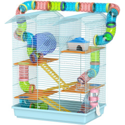 Cusca pentru hamsteri PawHut D51-162V00LB (Blue)