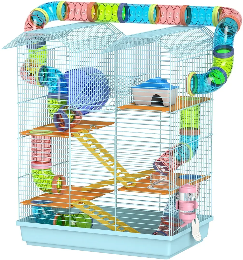 Cusca pentru hamsteri PawHut D51-162V00LB (Blue)