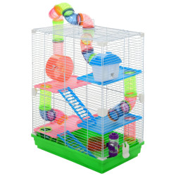 Клетка для хомяков PawHut D51-214 (Green/White) Thumb