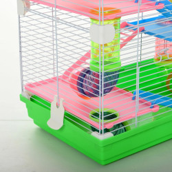 Клетка для хомяков PawHut D51-214 (Green/White) Thumb