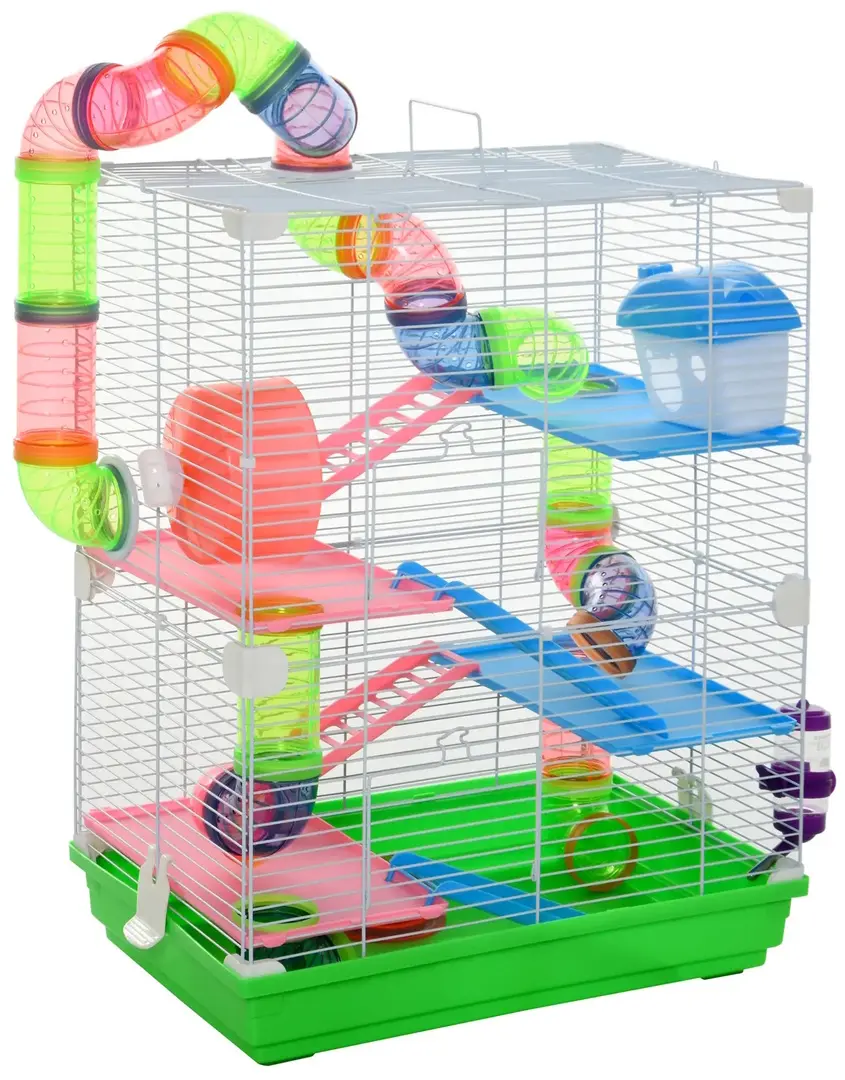 Клетка для хомяков PawHut D51-214 (Green/White)