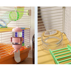 Cusca pentru hamsteri PawHut D51-214V00OG (Orange/White) Thumb