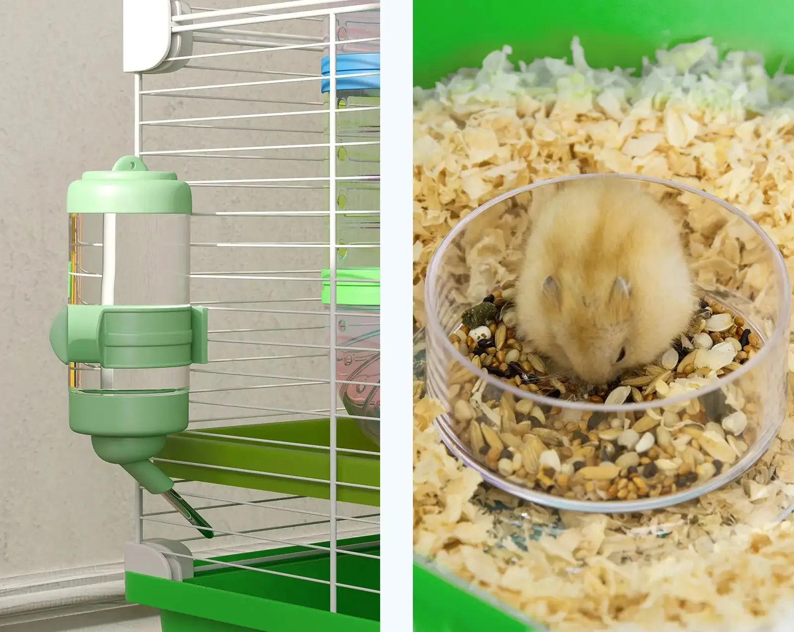 Клетка для хомяков PawHut D51-233V00GN (Green) - 6