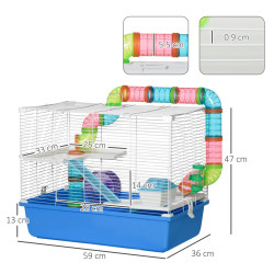 Клетка для хомяков PawHut D51-234BU (Blue) Thumb