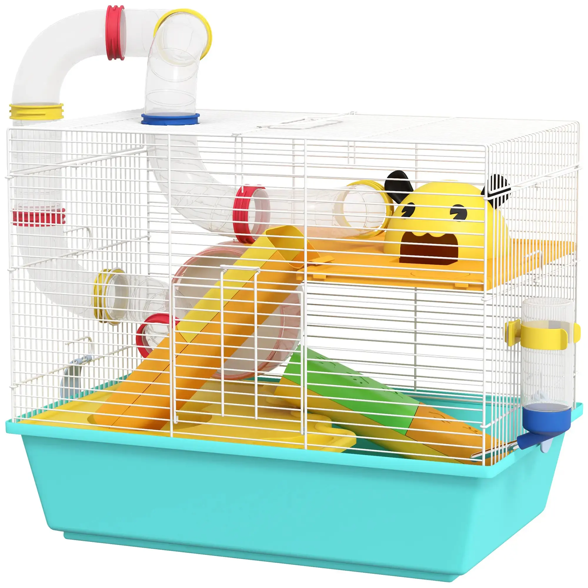 Cusca pentru hamsteri PawHut D51-419V00LB (Light Blue/White) - 2
