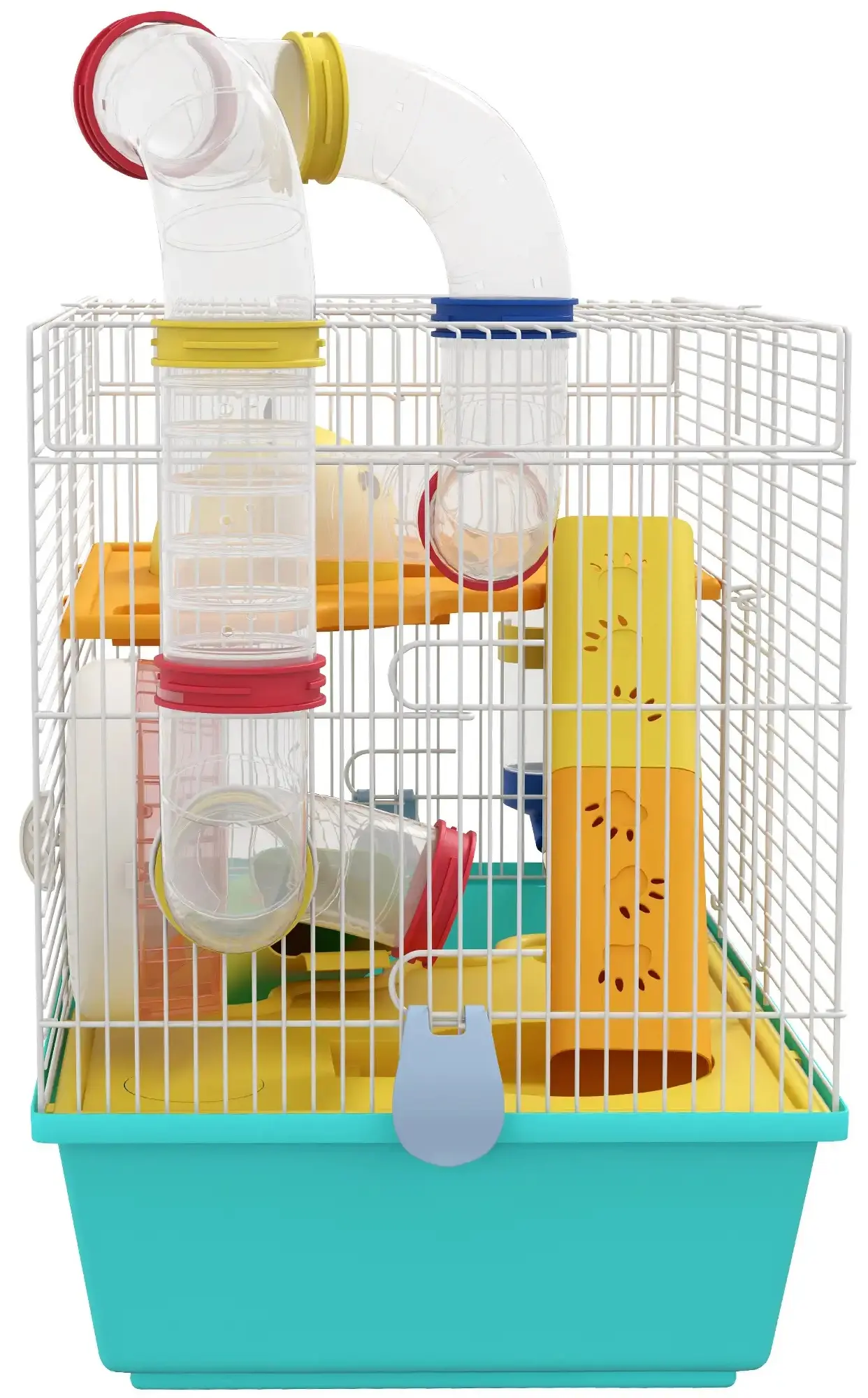 Cusca pentru hamsteri PawHut D51-419V00LB (Light Blue/White) - 3