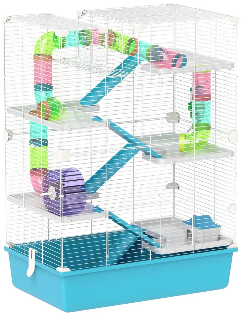 Cusca pentru hamsteri PawHut D51-439V00LB (Light Blue)