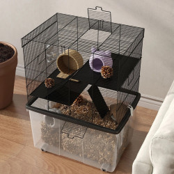 Клетка для хомяков PawHut D51-474V00BK (Black) Thumb