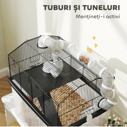 Cusca pentru hamsteri PawHut D51-475V00BK (Black) Thumb